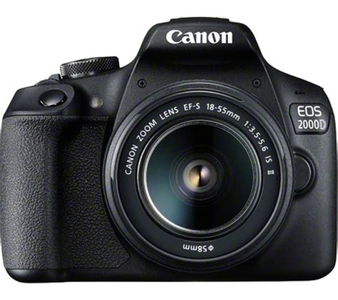 Canon EOS 2000D DSLR with EF.